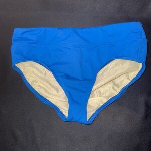 Lands' End Bright Blue Women's Bikini Bottom